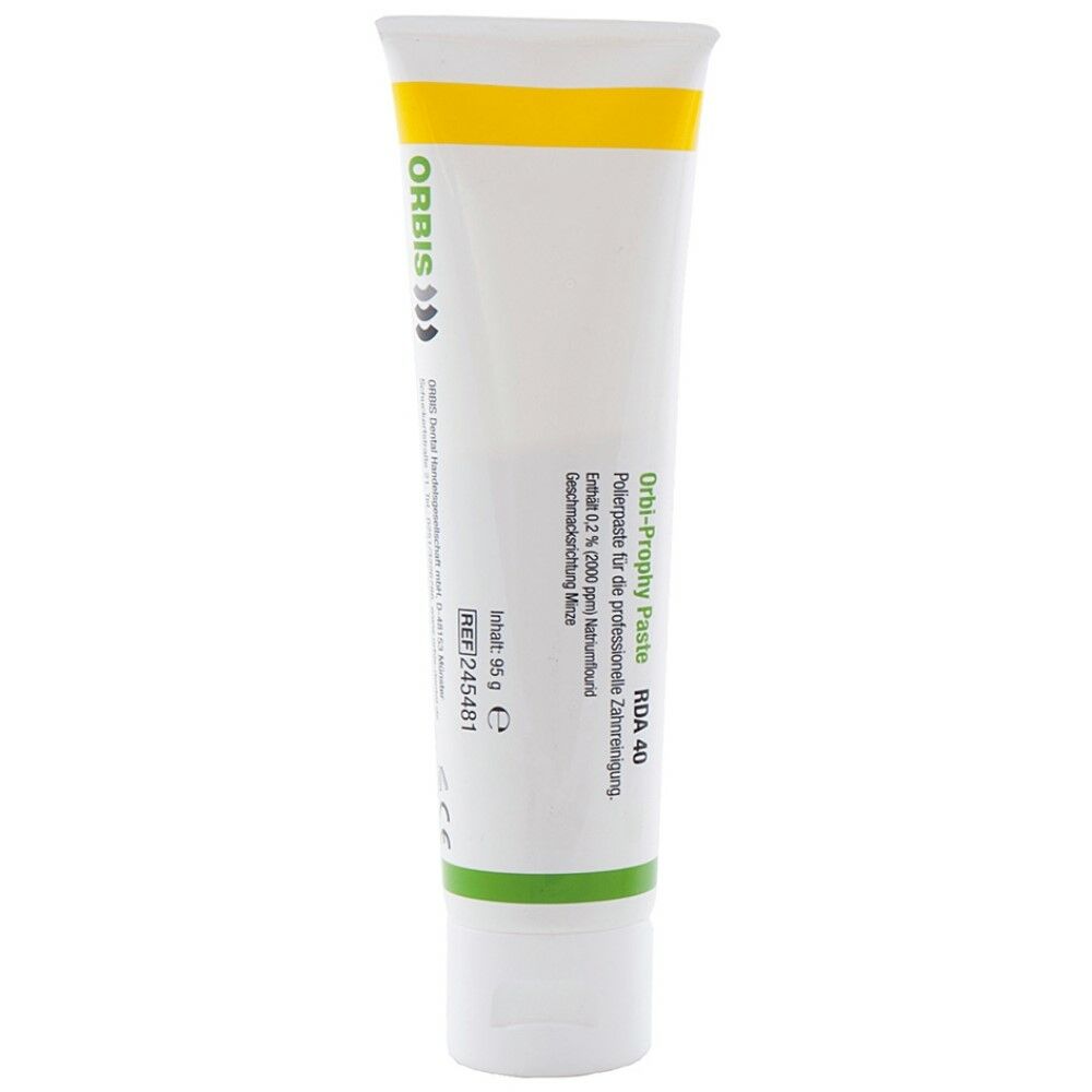 OrbiProphy poliravimo pasta RDA 40, geltonos sp. 1 x 95 g — LT1